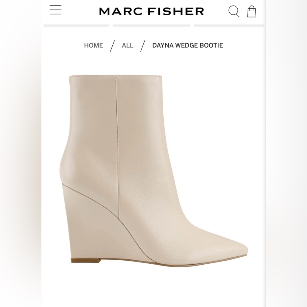 Marc Fisher Dayna wedge bootie